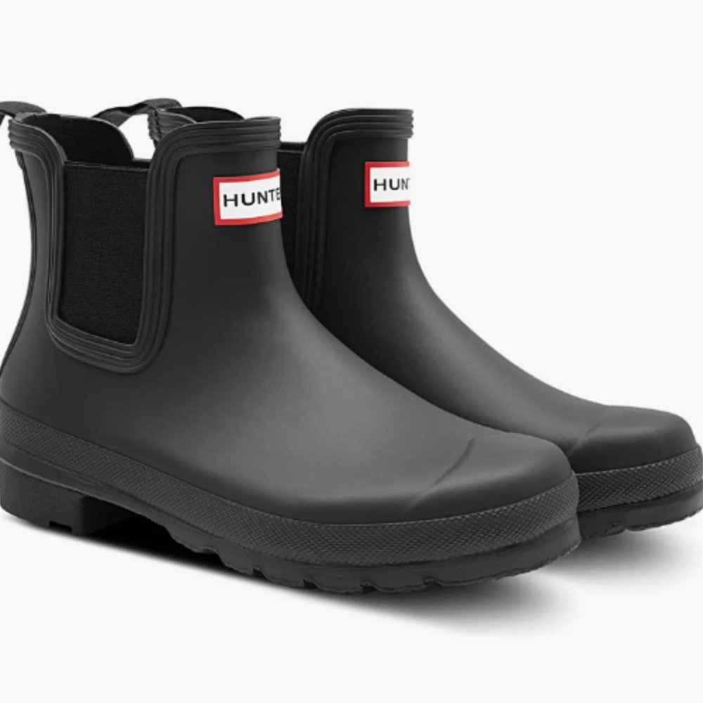 Hunter Original Waterproof Chelsea Rain Boot (Women) - Size 8